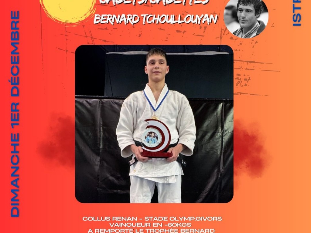 Image de l'actu 'Tournoi Excellence cadets d'Istres - Trophée Bernard Tchoullouyan'