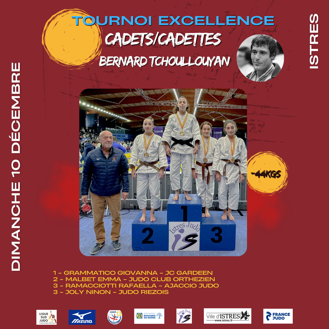 Tournoi Excellence cadets Istres - Bernard Tchoullouyan